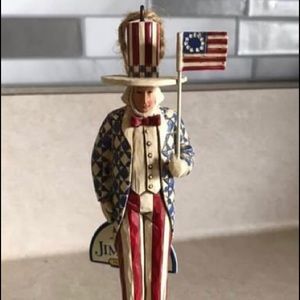 Jim Shores-Patriotic Ornament